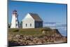 Canada, Prince Edward Island, Panmure Head Lighthouse.-Walter Bibikow-Mounted Photographic Print