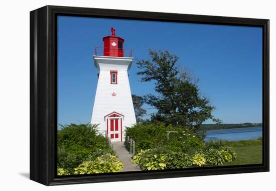 Canada, Prince Edward Island, Victoria, Beautiful Old Lighthouse Called Victoria Seaport Lighthouse-Bill Bachmann-Framed Premier Image Canvas