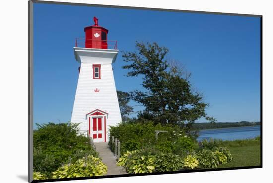 Canada, Prince Edward Island, Victoria, Beautiful Old Lighthouse Called Victoria Seaport Lighthouse-Bill Bachmann-Mounted Photographic Print