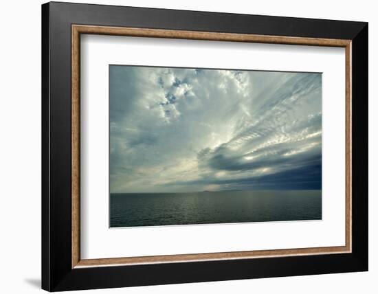 Canada, Quebec, Iles-de-la-Madeleine. Open sea, view of Ile d'Entree-Michele Molinari-Framed Photographic Print