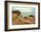 Canada, Quebec, Iles-de-la-Madeleine. Red cliffs and ocean-Michele Molinari-Framed Photographic Print