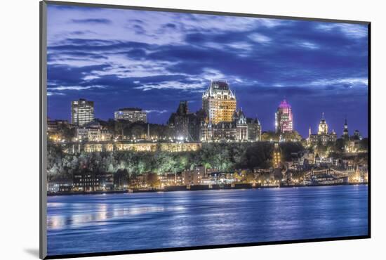 Canada, Quebec, Quebec City at Twilight-Rob Tilley-Mounted Photographic Print