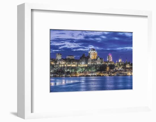 Canada, Quebec, Quebec City at Twilight-Rob Tilley-Framed Photographic Print