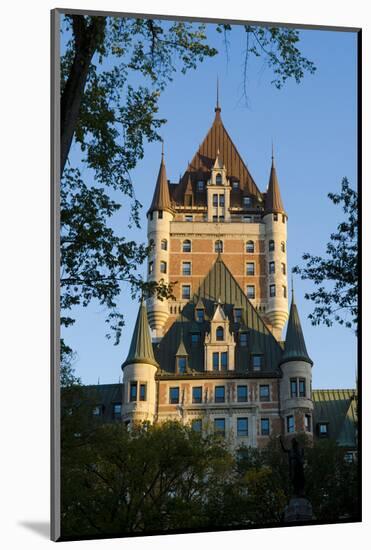 Canada, Quebec, Quebec City. Chateau Frontenac Hotel at Twilight-Bill Bachmann-Mounted Photographic Print