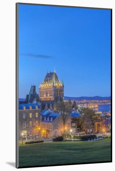 Canada, Quebec, Quebec City, Old Town at Twilight-Rob Tilley-Mounted Photographic Print