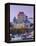 Canada, Quebec, Quebec City, Vieux Quebec or Old Quebec across Saint Lawrence River or Fleuve Saint-Alan Copson-Framed Premier Image Canvas