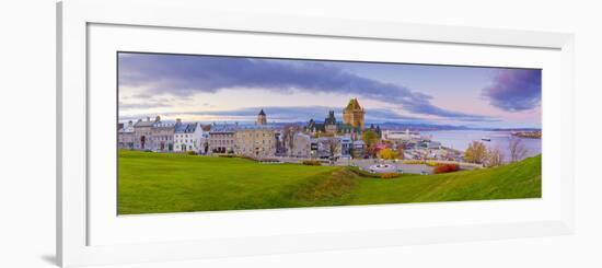 Canada, Quebec, Quebec City, Vieux Quebec or Old Quebec, Chateau Fontenac-Alan Copson-Framed Photographic Print
