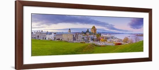 Canada, Quebec, Quebec City, Vieux Quebec or Old Quebec, Chateau Fontenac-Alan Copson-Framed Photographic Print