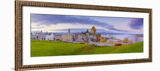 Canada, Quebec, Quebec City, Vieux Quebec or Old Quebec, Chateau Fontenac-Alan Copson-Framed Photographic Print