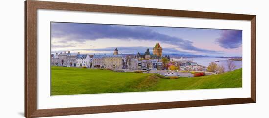 Canada, Quebec, Quebec City, Vieux Quebec or Old Quebec, Chateau Fontenac-Alan Copson-Framed Photographic Print