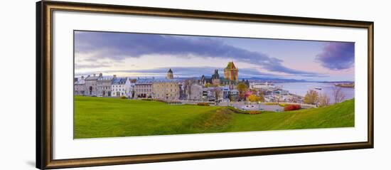 Canada, Quebec, Quebec City, Vieux Quebec or Old Quebec, Chateau Fontenac-Alan Copson-Framed Photographic Print