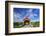 Canada, Quebec, Ste. Jeanne d'Arc. Covered bridge over stream.-Jaynes Gallery-Framed Photographic Print