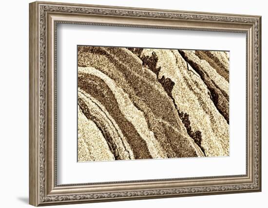 Canada. Rock patterns.-Jaynes Gallery-Framed Photographic Print