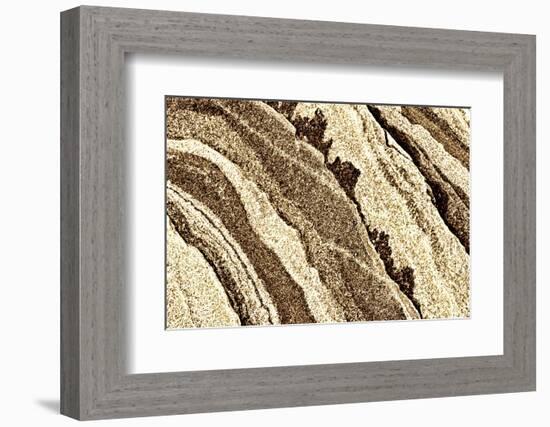 Canada. Rock patterns.-Jaynes Gallery-Framed Photographic Print