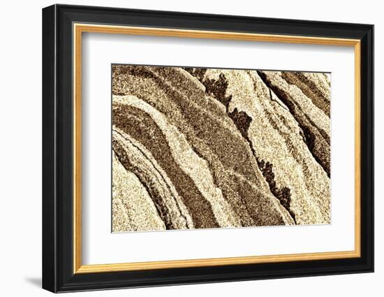 Canada. Rock patterns.-Jaynes Gallery-Framed Photographic Print