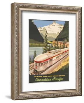 Canada - Scenic Dome Route - Canadian Pacific Railway-Roger Couillard-Framed Art Print
