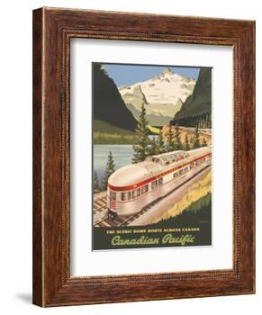 Canada - Scenic Dome Route - Canadian Pacific Railway-Roger Couillard-Framed Art Print