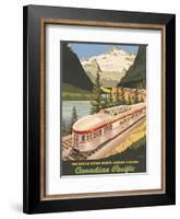 Canada - Scenic Dome Route - Canadian Pacific Railway-Roger Couillard-Framed Art Print
