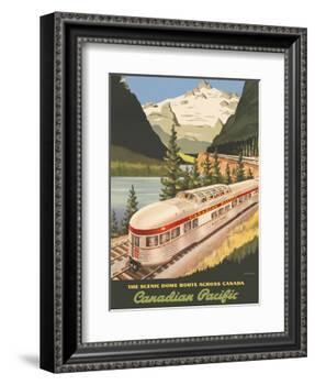 Canada - Scenic Dome Route - Canadian Pacific Railway-Roger Couillard-Framed Art Print