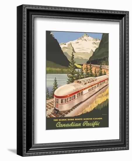 Canada - Scenic Dome Route - Canadian Pacific Railway-Roger Couillard-Framed Art Print