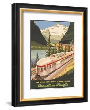 Canada - Scenic Dome Route - Canadian Pacific Railway-Roger Couillard-Framed Art Print