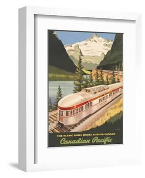 Canada - Scenic Dome Route - Canadian Pacific Railway-Roger Couillard-Framed Art Print