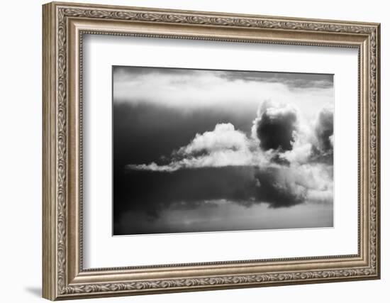 Canada, Storm Clouds Gather Above West Coast of Hudson Bay South of Inuit Village of Arviat-Paul Souders-Framed Photographic Print