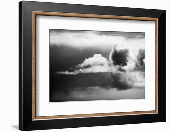 Canada, Storm Clouds Gather Above West Coast of Hudson Bay South of Inuit Village of Arviat-Paul Souders-Framed Photographic Print