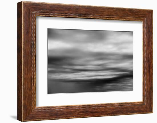 Canada, Storm Clouds Gather Above West Coast of Hudson Bay South of Inuit Village of Arviat-Paul Souders-Framed Photographic Print