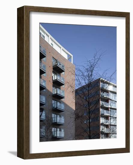 Canada Water Apartments, London-Benedict Luxmoore-Framed Photo