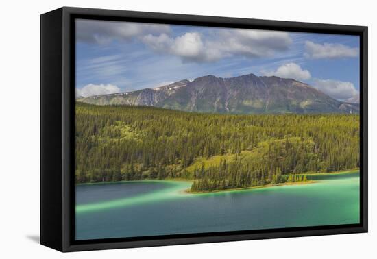 Canada, Yukon, Emerald Lake north of Carcross-Jaynes Gallery-Framed Premier Image Canvas