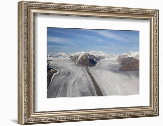 Canada, Yukon, St. Elias Mountains and Kaskawulsh Glacier.-Jaynes Gallery-Framed Photographic Print