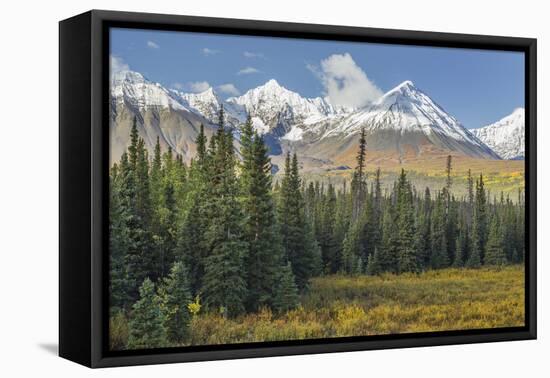 Canada, Yukon Territory, Kluane National Park. Landscape with St. Elias Range.-Jaynes Gallery-Framed Premier Image Canvas