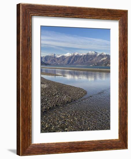 Canada, Yukon Territory, St. Elias Range and Kluane Lake.-Jaynes Gallery-Framed Photographic Print