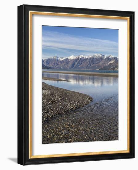 Canada, Yukon Territory, St. Elias Range and Kluane Lake.-Jaynes Gallery-Framed Photographic Print