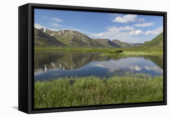 Canada, Yukon Territory. Tombstone Range and Klondike River.-Jaynes Gallery-Framed Premier Image Canvas