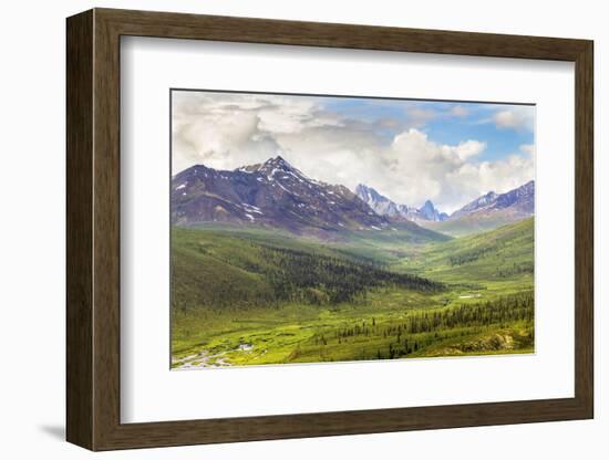 Canada, Yukon Territory. Tombstone Range and Klondike River.-Jaynes Gallery-Framed Photographic Print