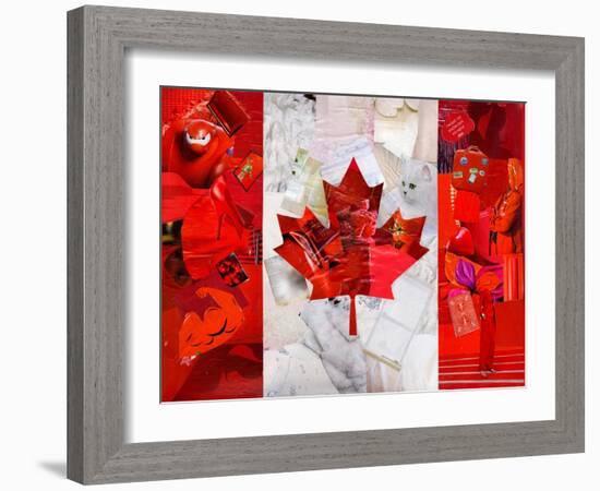 Canada-Artpoptart-Framed Giclee Print