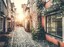 Old Town in Europe at Sunset with Retro Vintage Instagram Style Filter Effect-canadastock-Photographic Print