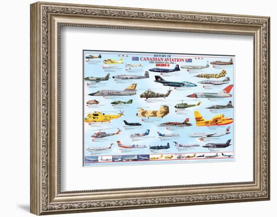 Canadian Aviation, The Modern Era-null-Framed Premium Giclee Print