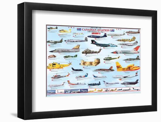 Canadian Aviation, The Modern Era-null-Framed Art Print