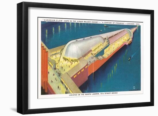 Canadian Club Cafe, Chicago World's Fair-null-Framed Art Print