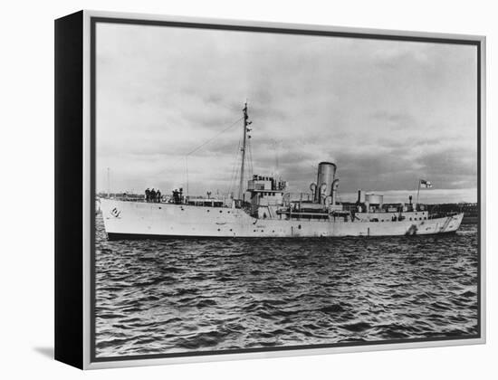 Canadian Corvette-null-Framed Premier Image Canvas