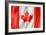 Canadian Flag-daboost-Framed Art Print