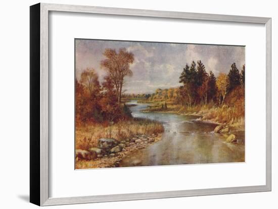 'Canadian Forest Scene', 1924-Unknown-Framed Giclee Print