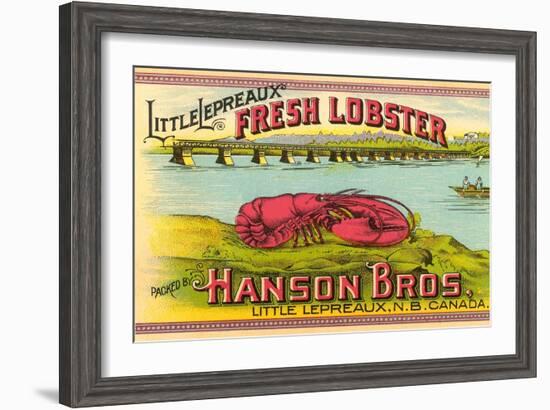 Canadian Fresh Lobster-null-Framed Art Print