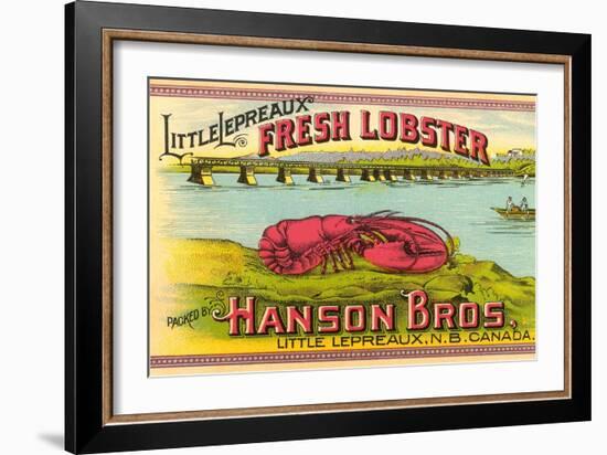 Canadian Fresh Lobster-null-Framed Art Print