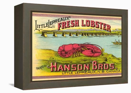 Canadian Fresh Lobster-null-Framed Stretched Canvas