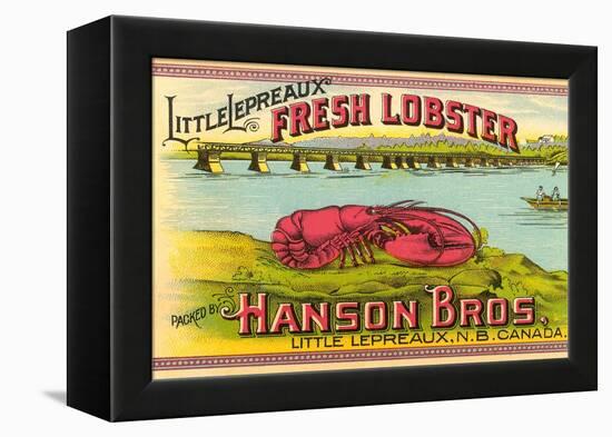 Canadian Fresh Lobster-null-Framed Stretched Canvas