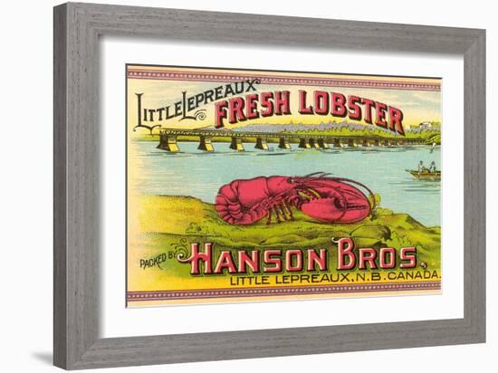 Canadian Fresh Lobster-null-Framed Art Print